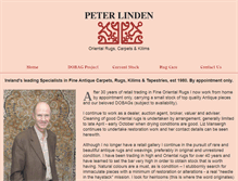 Tablet Screenshot of peterlinden.com